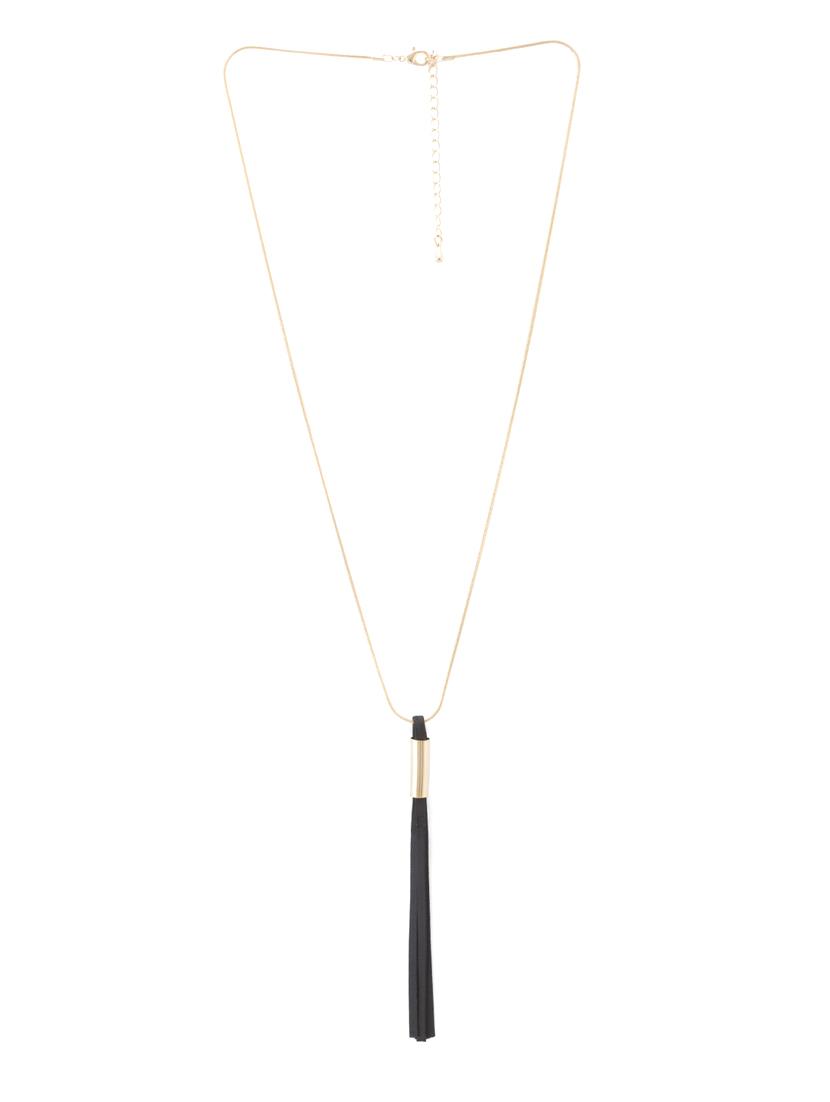 yellow metal chain necklace - 14792317 - Zoom Image - 2