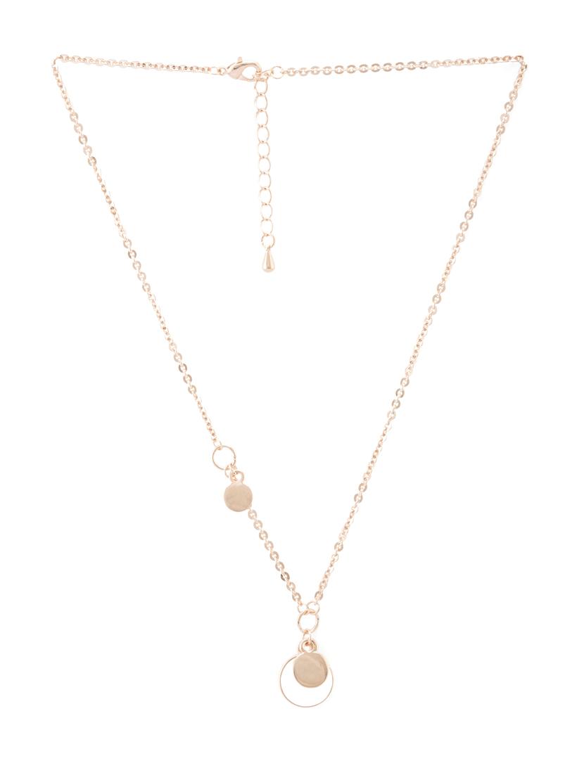 yellow metal chain necklace - 14792324 - Zoom Image - 2