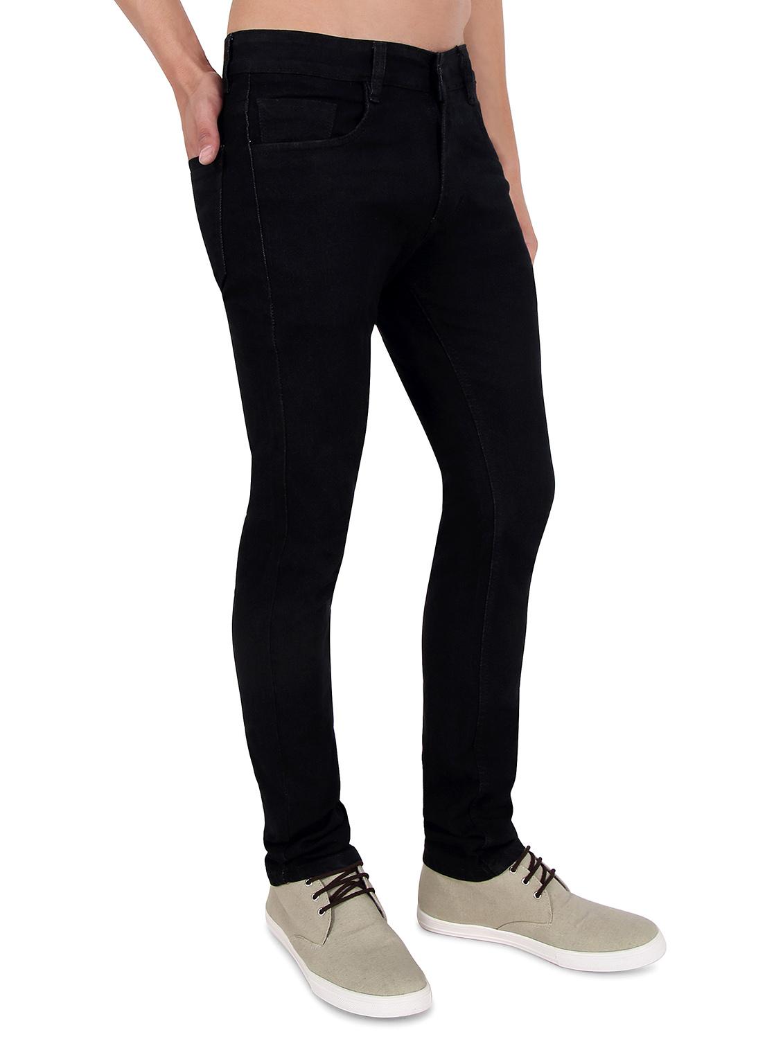 black denim plain jeans - 14793024 - Zoom Image - 2