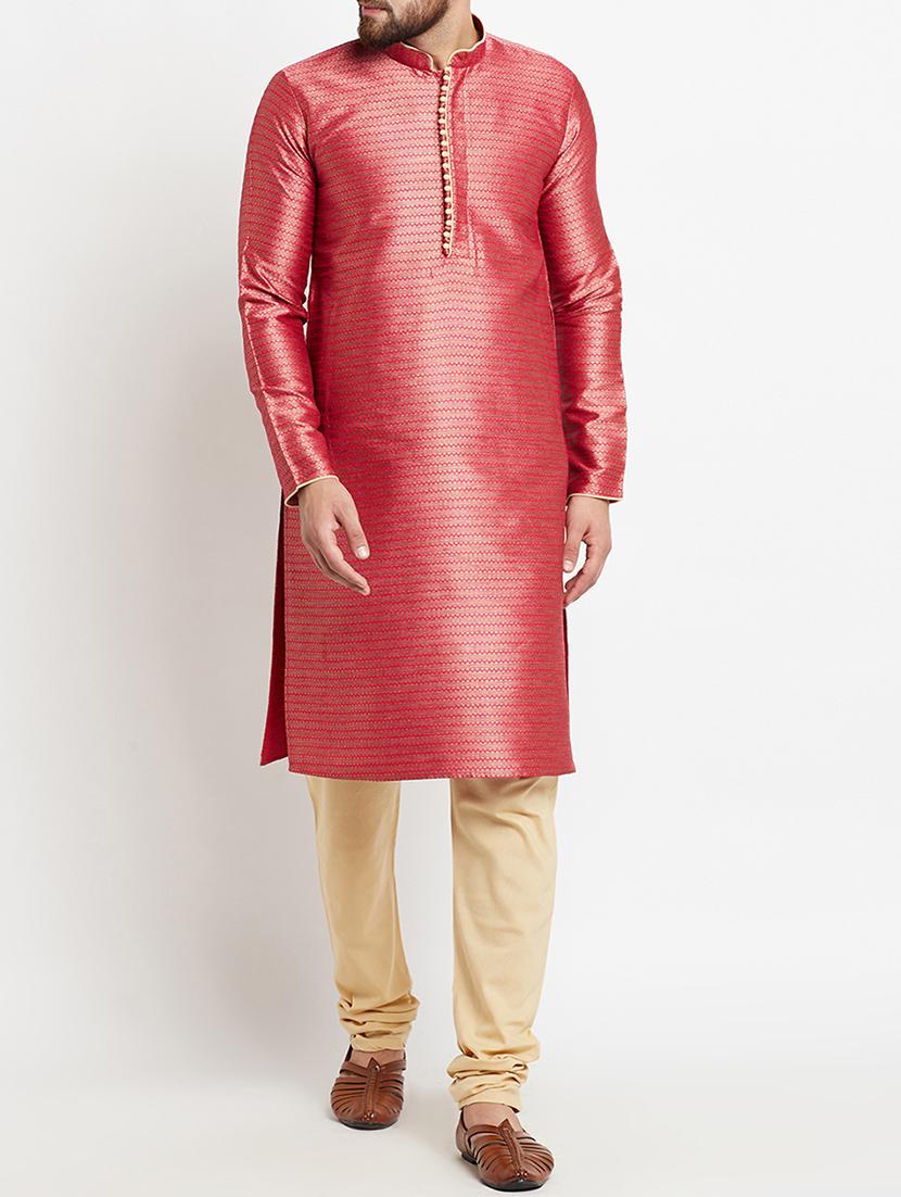 pink dupion ethnic wear set - 14794230 - Zoom Image - 1