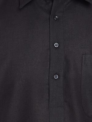 black dupion long kurta - 14794276 - Standard Image - 4