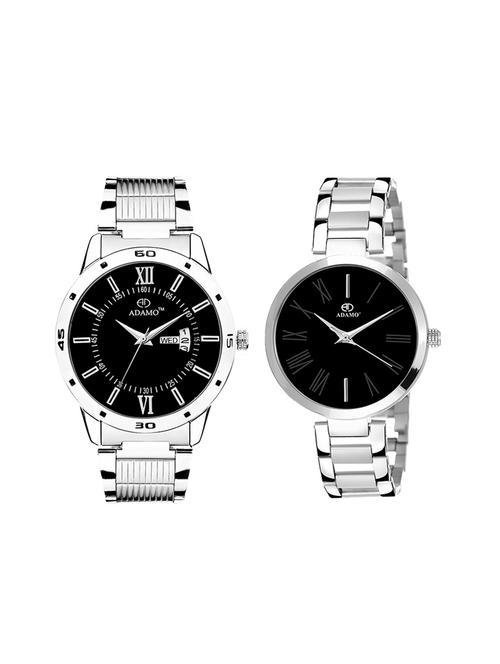 ADAMO Enchant Couple's Wrist Watch 812-2480SM02 - 14794898 - Standard Image - 1