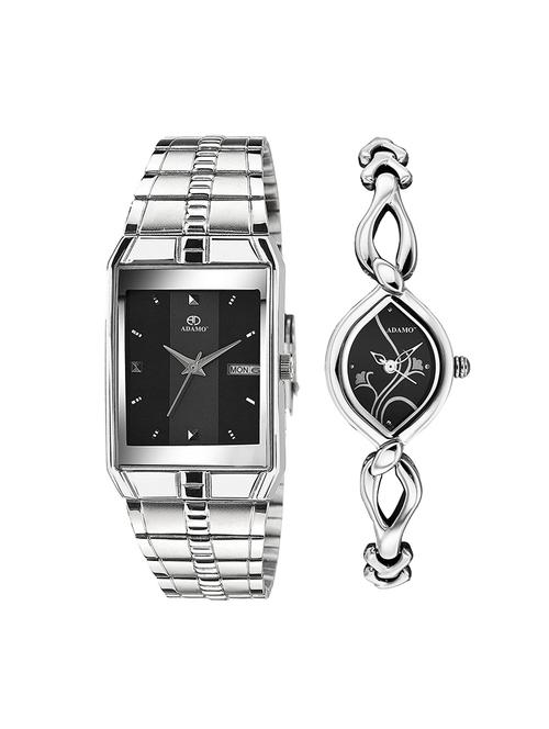 adamo legacy couple's wrist watch 9151-327sm02 - 14794910 - Standard Image - 1