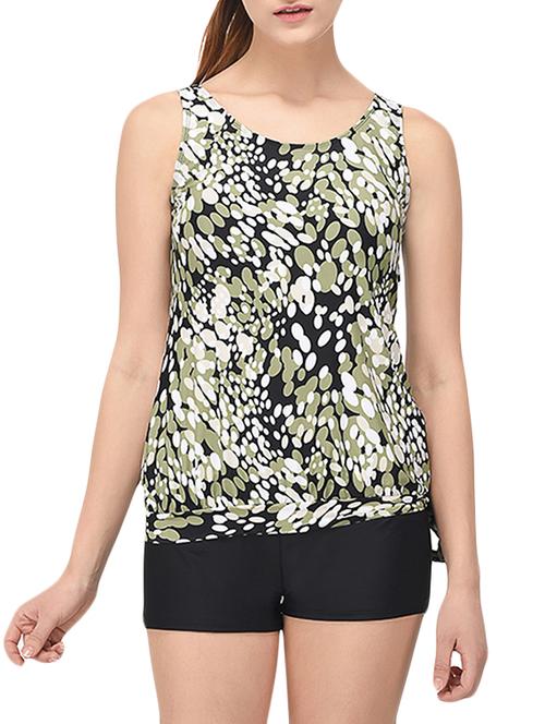 multi colored printed functional swimsuit - 14798888 - Standard Image - 1
