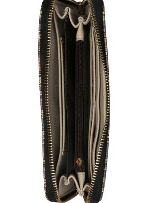 multi colored leatherette regular clutch - 14799862 - Standard Image - 3
