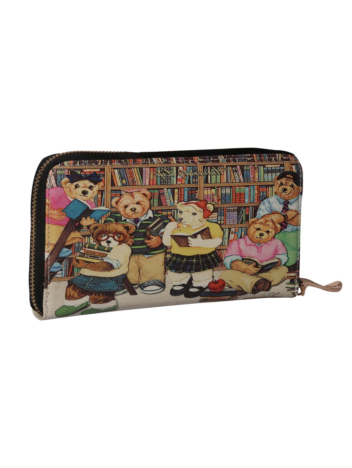 multi colored leatherette regular clutch - 14799862 - Zoom Image - 4