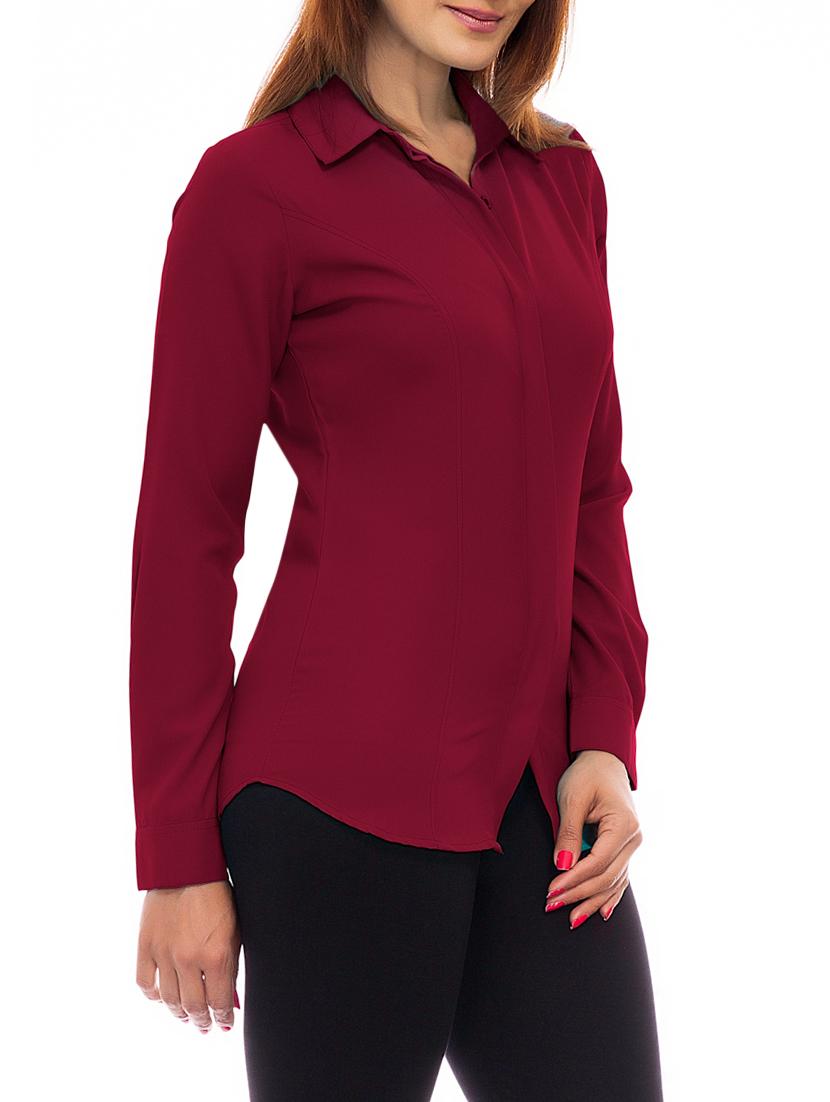 concealed placket long sleeved shirt - 14800714 - Zoom Image - 2