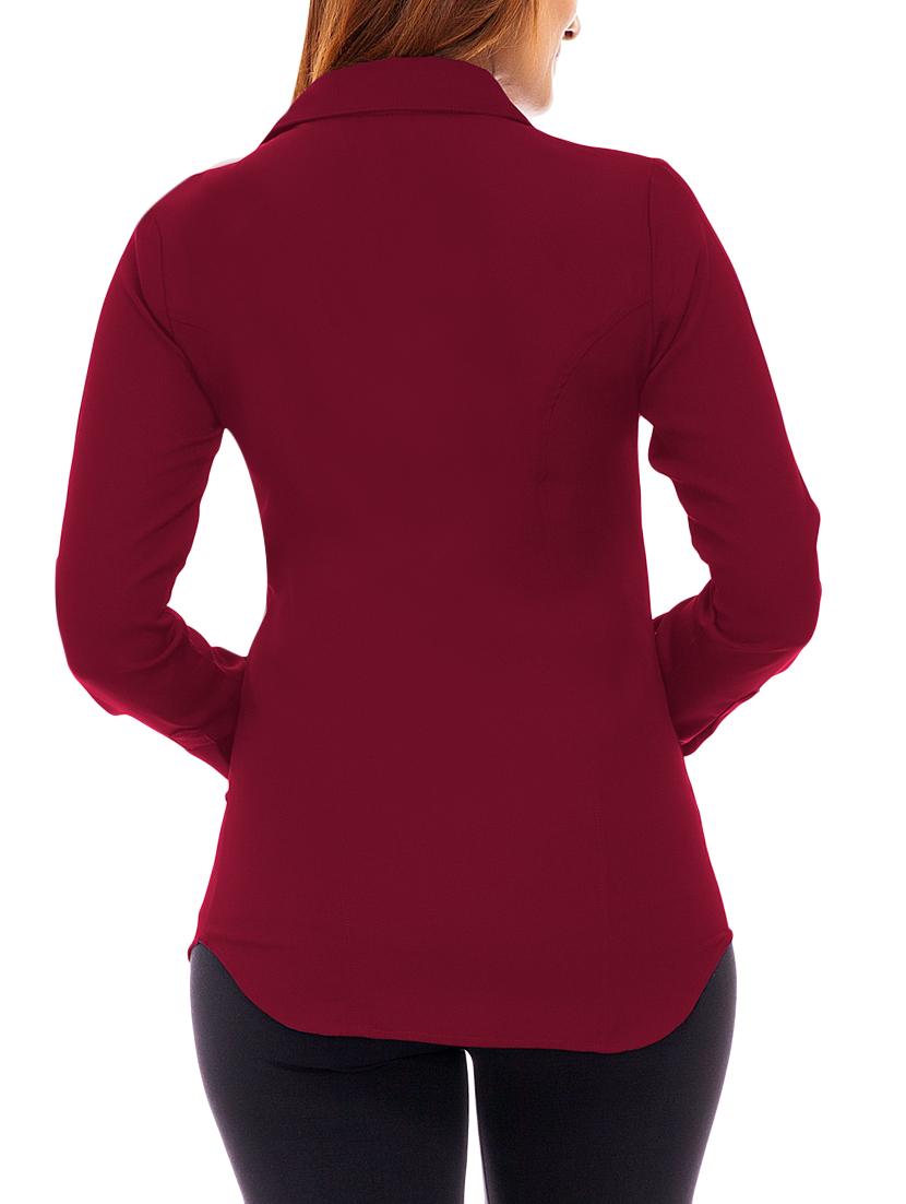 concealed placket long sleeved shirt - 14800714 - Zoom Image - 3