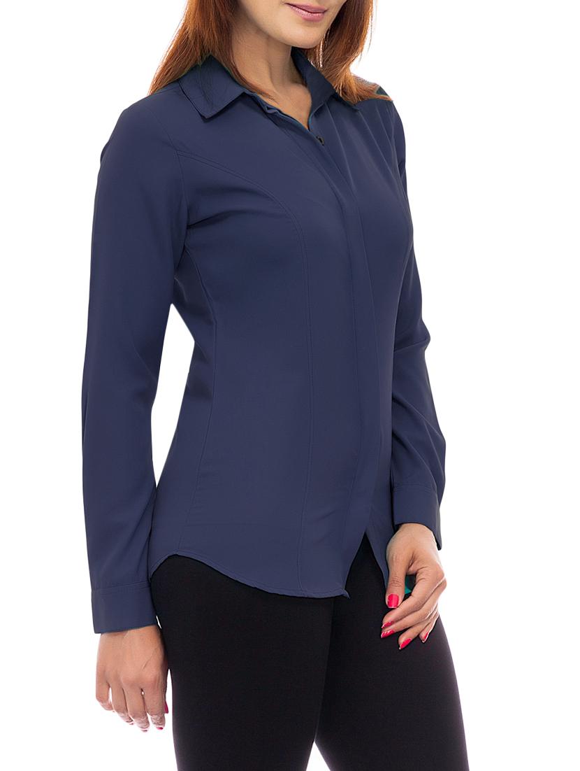 concealed placket long sleeved shirt - 14800719 - Zoom Image - 2