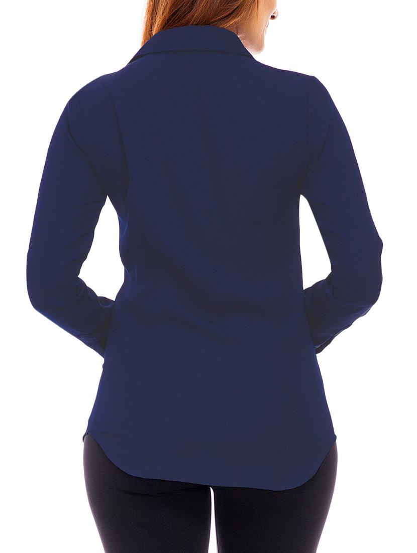 concealed placket long sleeved shirt - 14800719 - Zoom Image - 3