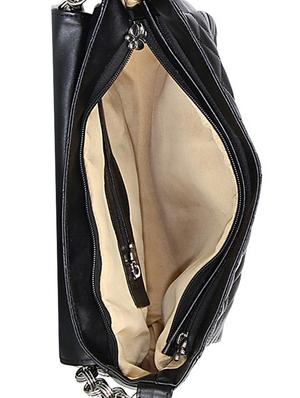 black leatherette regular sling bag - 14800750 - Standard Image - 3