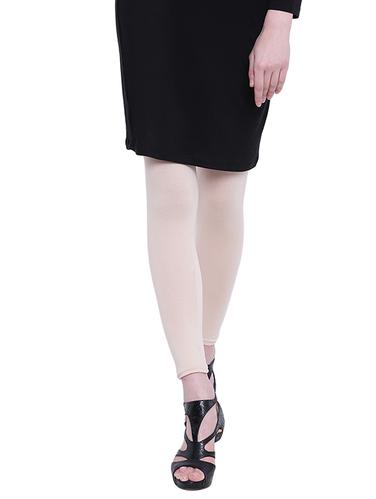 beige cotton spandex leggings - 14800903 - Very Small Image - 1