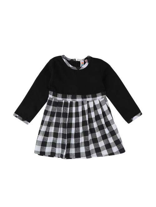 black viscose frock - 14801103 - Standard Image - 1