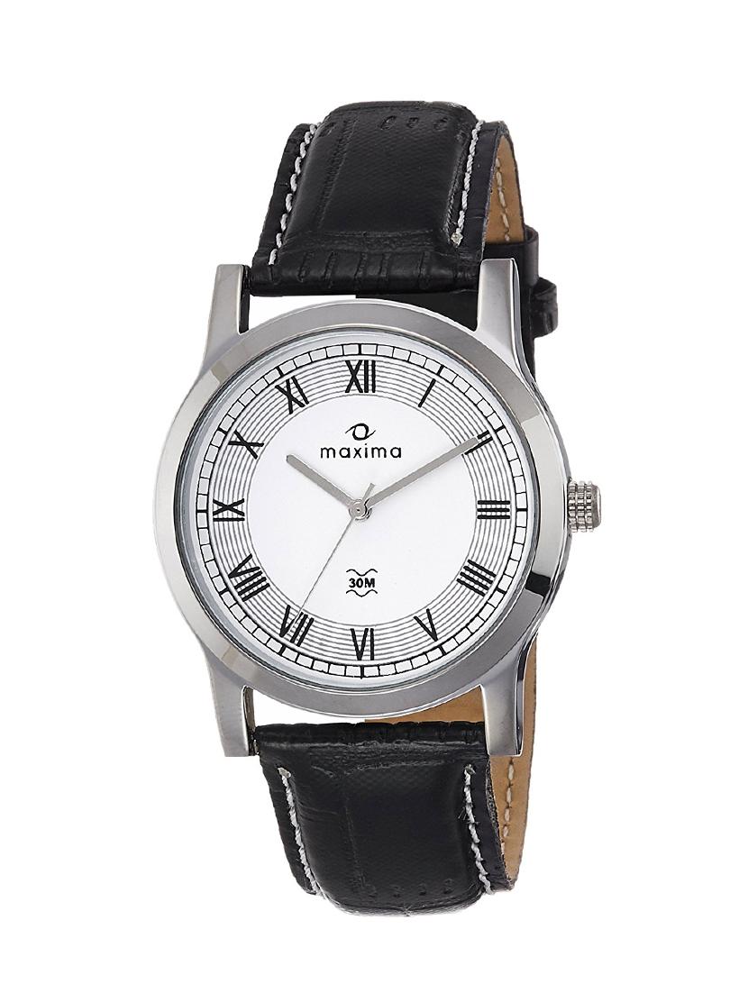 maxima white dial watch for men - o-44674lmgi - 14805693 - Zoom Image - 1