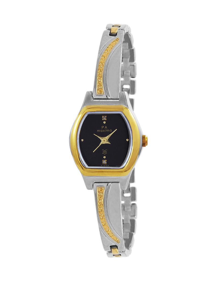 Maxima Black Dial Watch For Women - 47903BMLT - 14805729 - Zoom Image - 1