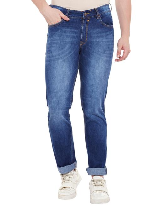 blue denim washed jeans - 14805789 - Very Small Image - 1