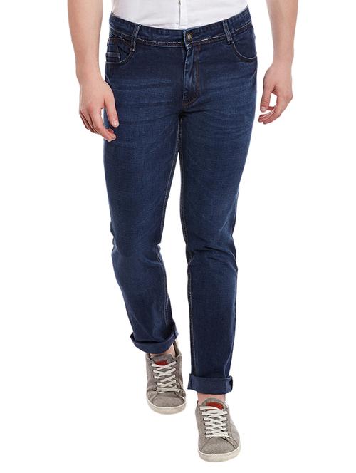 blue denim plain jeans - 14805848 - Very Small Image - 1