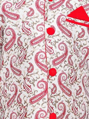 red jute kurta set - 14808684 - Standard Image - 5