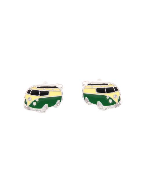 green metal cufflink - 14809376 - Very Small Image - 1