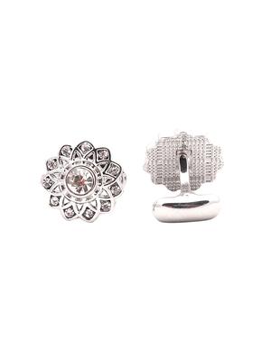 silver metal cufflink - 14809404 - Standard Image - 2