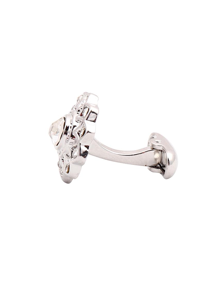 silver metal cufflink - 14809404 - Zoom Image - 3