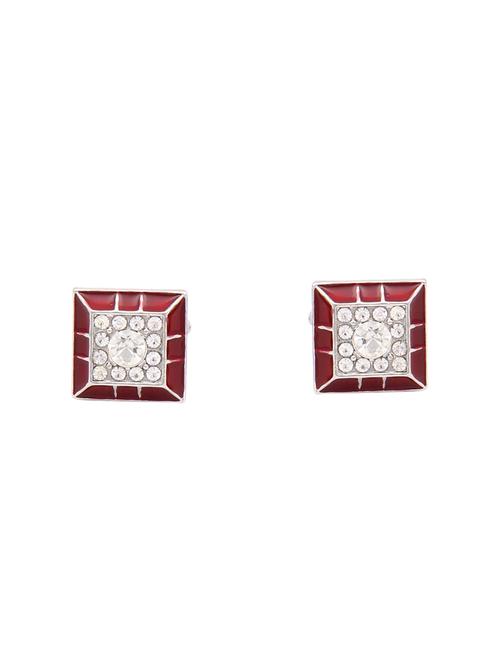 red metal cufflink - 14809407 - Standard Image - 1