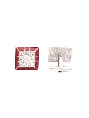 red metal cufflink - 14809407 - Standard Image - 2