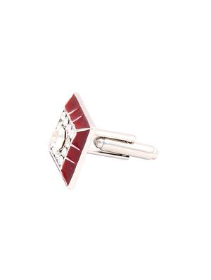 red metal cufflink - 14809407 - Standard Image - 3