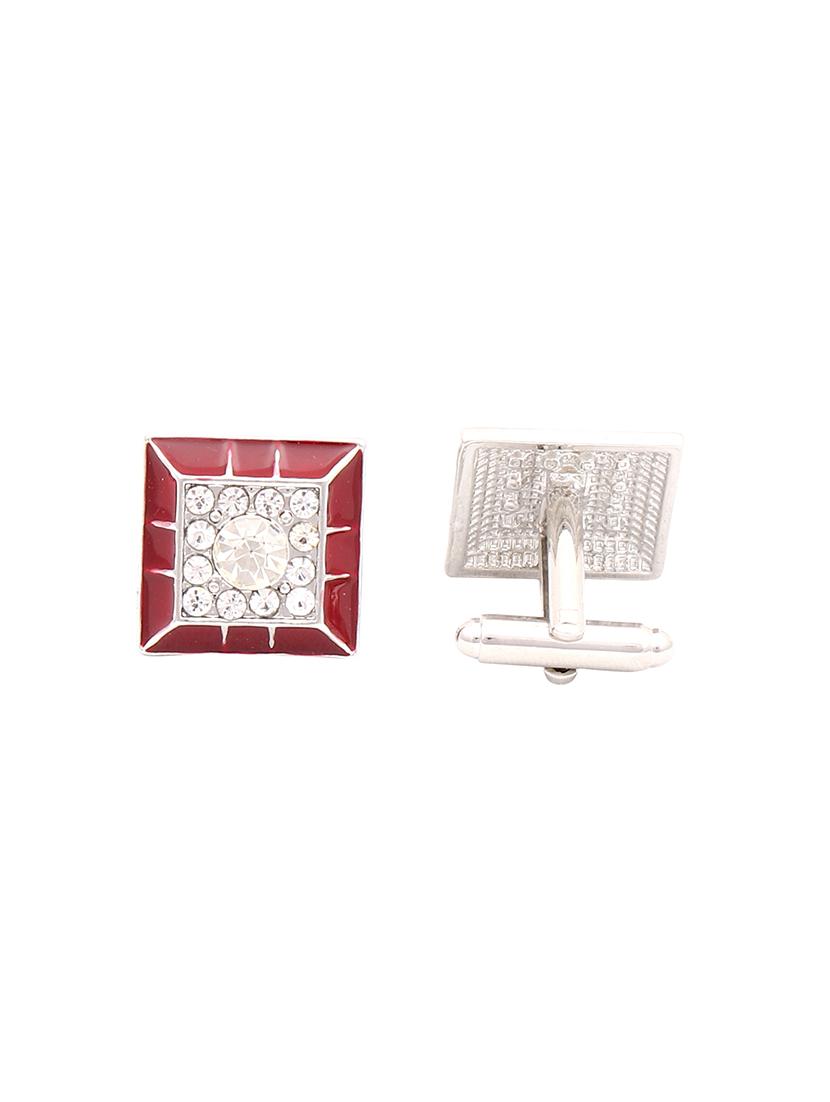 red metal cufflink - 14809407 - Zoom Image - 2