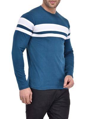 blue cut & sew t-shirt - 14810246 - Standard Image - 2