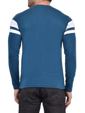 blue cut & sew t-shirt - 14810246 - Standard Image - 3