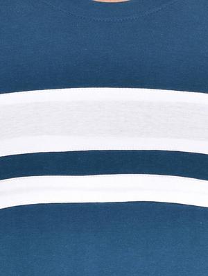 blue cut & sew t-shirt - 14810246 - Standard Image - 4