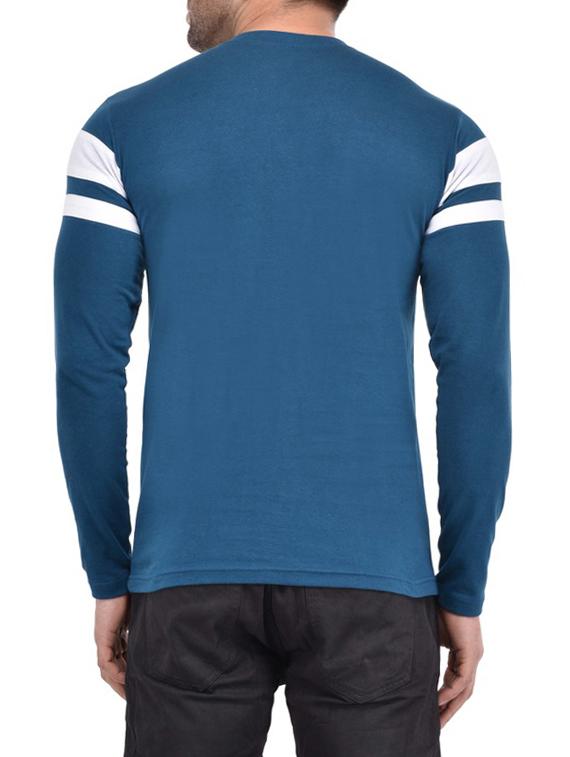 blue cut & sew t-shirt - 14810246 - Zoom Image - 3