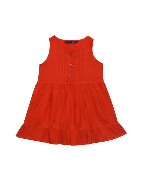 red viscose frock - 14814898 - Standard Image - 1