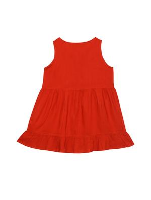 red viscose frock - 14814898 - Standard Image - 2
