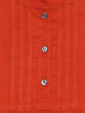 red viscose frock - 14814898 - Standard Image - 3