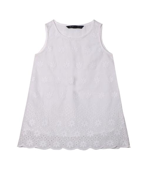 white viscose frock - 14814910 - Very Small Image - 1