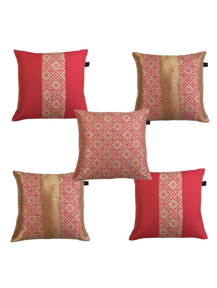 set of 5 floral cushion covers - 14815146 - Zoom Image - 1