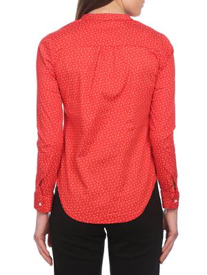 red printed casual top - 14817108 - Standard Image - 4