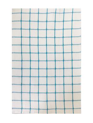 sky blue waffle kitchen towel (pack of 2), size: 15"x25" - 14821220 - Standard Image - 2