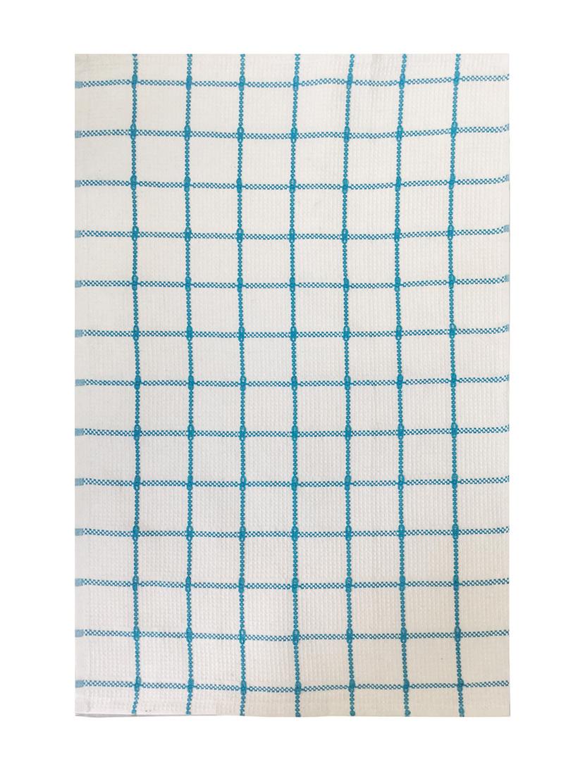 sky blue waffle kitchen towel (pack of 2), size: 15"x25" - 14821220 - Zoom Image - 2