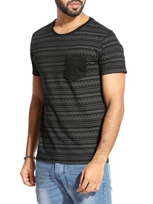 black cotton pocket tees tshirt - 14842043 - Standard Image - 2