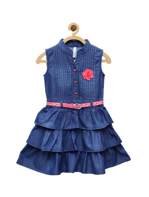 blue denim frock - 14842320 - Standard Image - 1