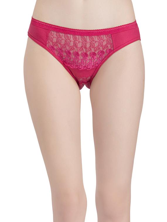 pink lacy bikini panty - 14842388 - Zoom Image - 1