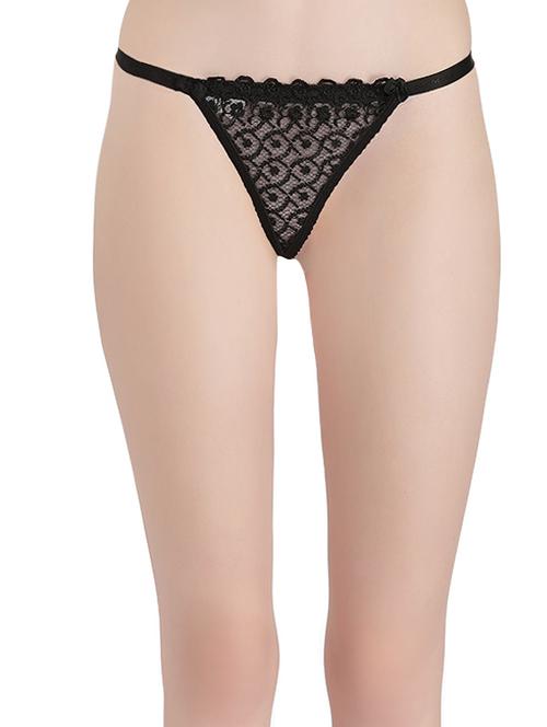 black sheer thongs - 14842404 - Standard Image - 1