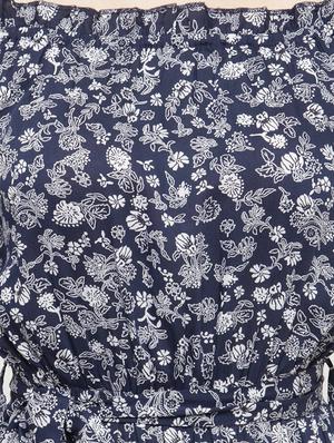 dark blue floral maxi dress - 14842992 - Standard Image - 4