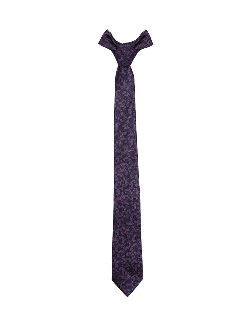 black :: purple microfiber tie - 14843150 - Zoom Image - 1