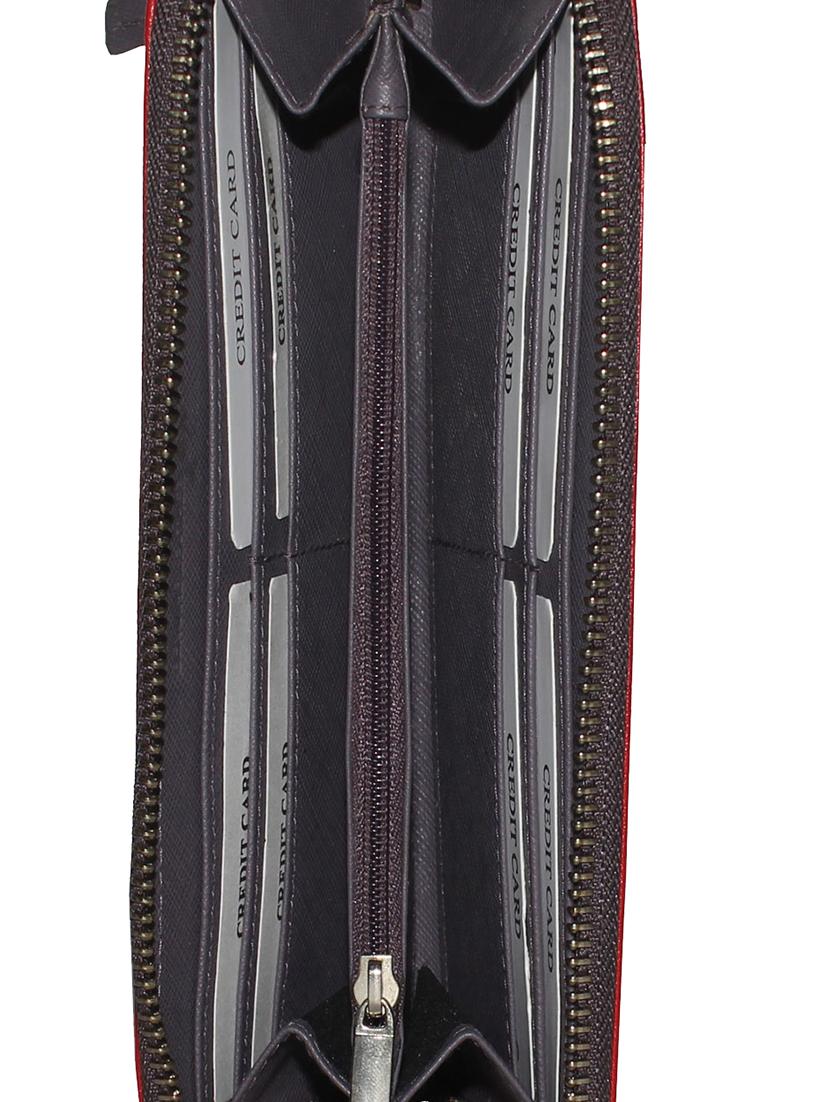 grey leather regular clutch - 14843432 - Zoom Image - 3