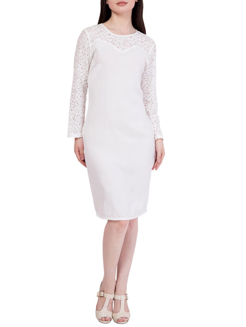 white solid sheath dress - 14845706 - Zoom Image - 1