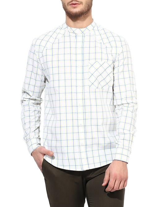 white cotton casual shirt - 14846082 - Standard Image - 1